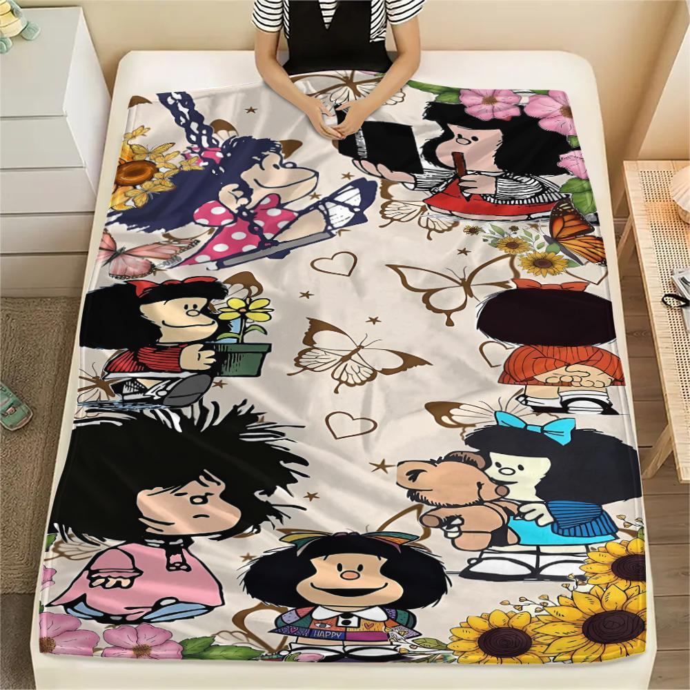 1PC Mafalda Print Flannel Blanket, High quality All Seasons, Home Decor, Warmth and Comfort, Perfect for Christmas Gifts 80cm x 120cm
1PC Mafalda Print Flannel Blanket, High quality All Seasons, Home Decor, Warmth and Comfort, Perfect for Christmas Gifts 80cm x 120cm