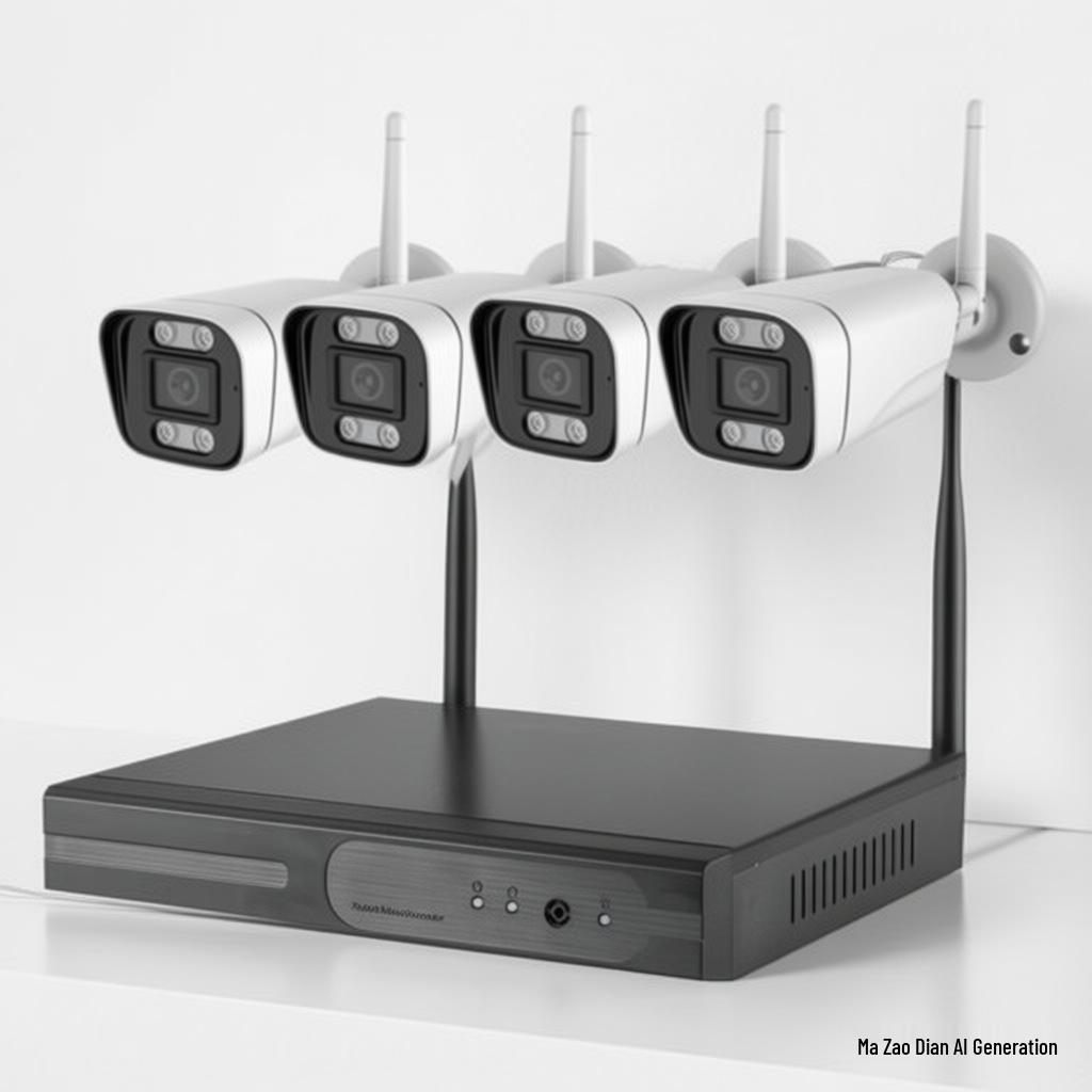 4-Way Wireless Indoor/Outdoor WiFi Monitoring System with 10 HD Display Camera
4-Way Wireless Indoor/Outdoor WiFi Monitoring System with 10 HD Display Camera