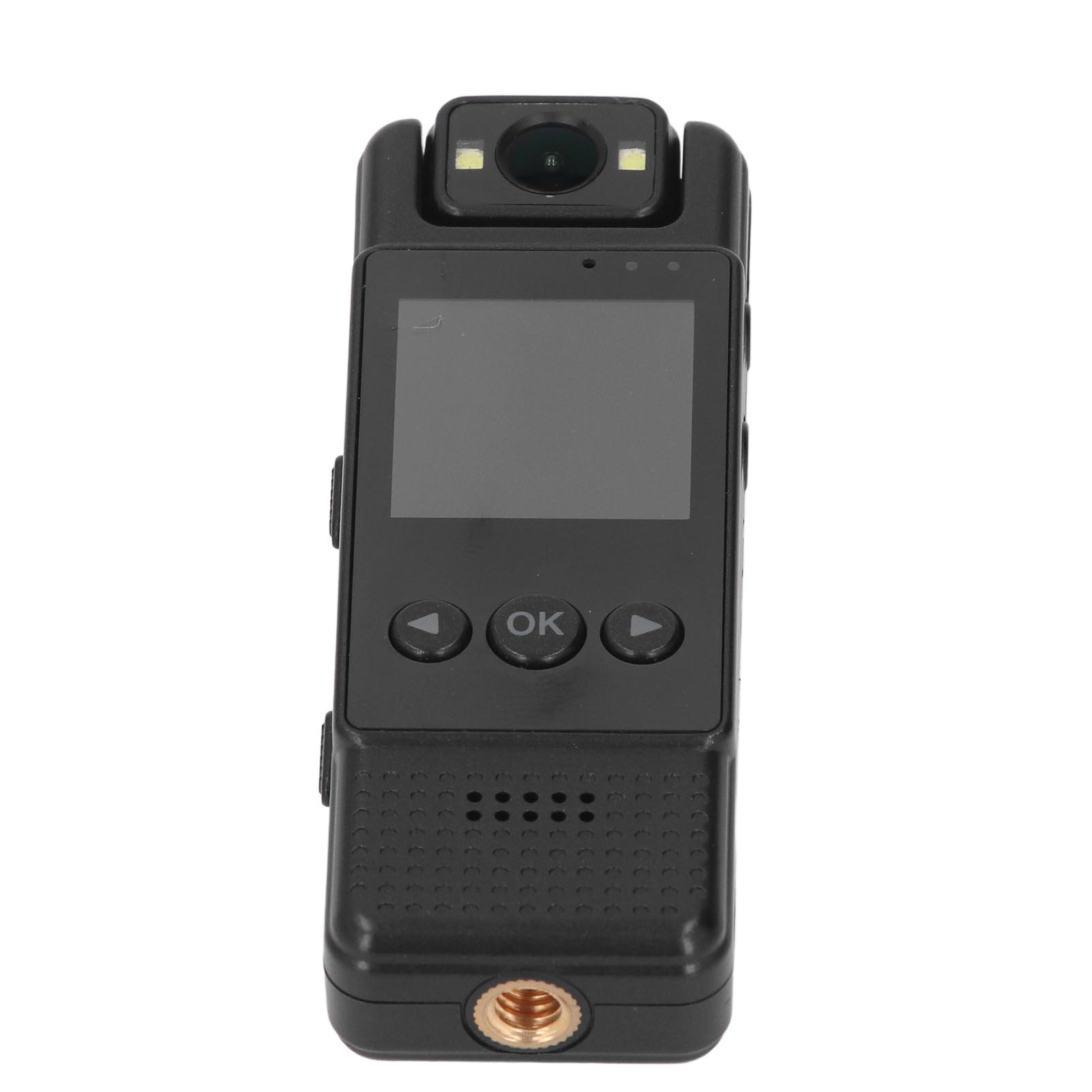 Body Video Recorder Black 1080P Portable 180 degrees Rotatable Lens 1.3 Inch LCD Screen Supports Back Clip
Body Video Recorder Black 1080P Portable 180 degrees Rotatable Lens 1.3 Inch LCD Screen Supports Back Clip