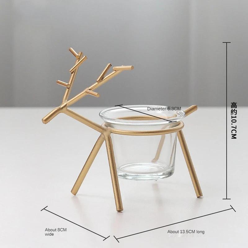 Скандинавский простой креативный рождественский подсвечник из кованого железа, украшения в виде оленя, обеденный стол, макет крыльца золотой
Скандинавский простой креативный рождественский подсвечник из кованого железа, украшения в виде оленя, обеденный стол, макет крыльца золотой