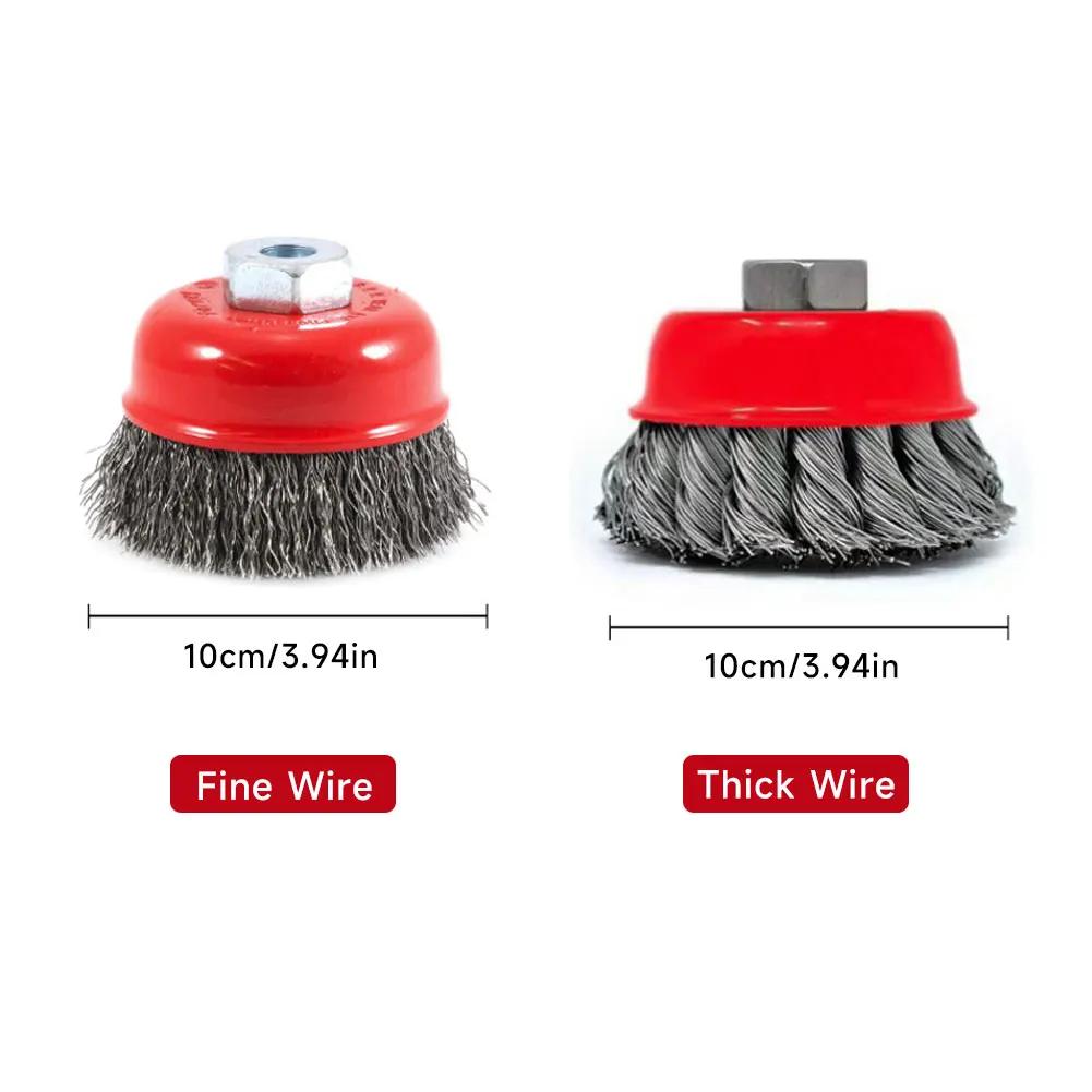 Bench Grinder Special Stainless Steel Wire Wheel Brush 5/8-11 M14x2 for Polishing Cleaning Paint Abrasive Tool Parts Compatible M14x2
Bench Grinder Special Stainless Steel Wire Wheel Brush 5/8-11 M14x2 for Polishing Cleaning Paint Abrasive Tool Parts Compatible M14x2