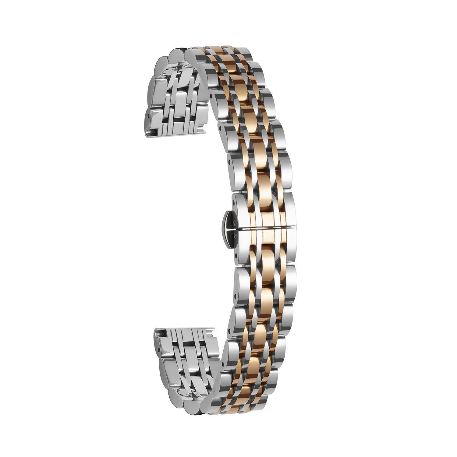 Міцний браслет для годинника з нержавіючої сталі з застібкою-метеликом - Підходить для металевих годинників з семиланковою конструкцією 18mm Width (7 Bead)
Міцний браслет для годинника з нержавіючої сталі з застібкою-метеликом - Підходить для металевих годинників з семиланковою конструкцією 18mm Width (7 Bead)