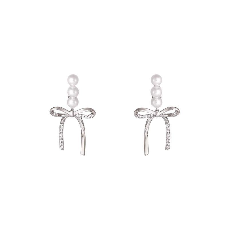 ona sweet bow silver needle earrings femininity light luxury high sense pearl earrings new exquisite срібний
ona sweet bow silver needle earrings femininity light luxury high sense pearl earrings new exquisite срібний
