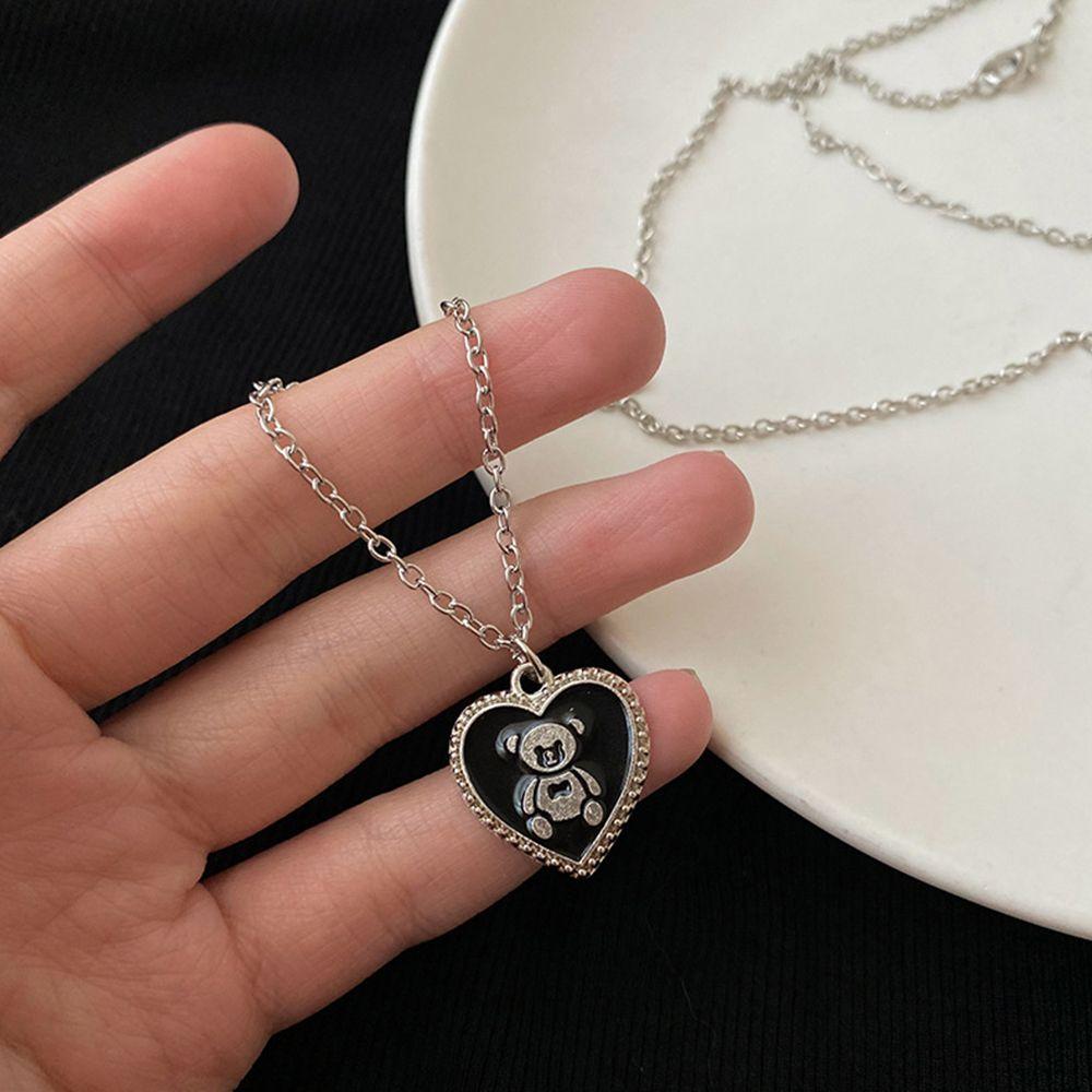 Chain Gift Sweater Chain Bear Necklace Jewelry Accessories Korean Style Choker Black Love Pendant
Chain Gift Sweater Chain Bear Necklace Jewelry Accessories Korean Style Choker Black Love Pendant