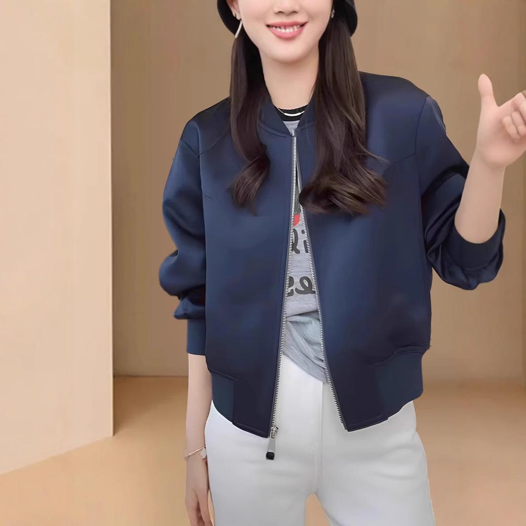 Women s American Style Round Neck Baseball Jacket - Spring 2025 High-End Casual Cardigan Large брудно-білий
Women s American Style Round Neck Baseball Jacket - Spring 2025 High-End Casual Cardigan Large брудно-білий