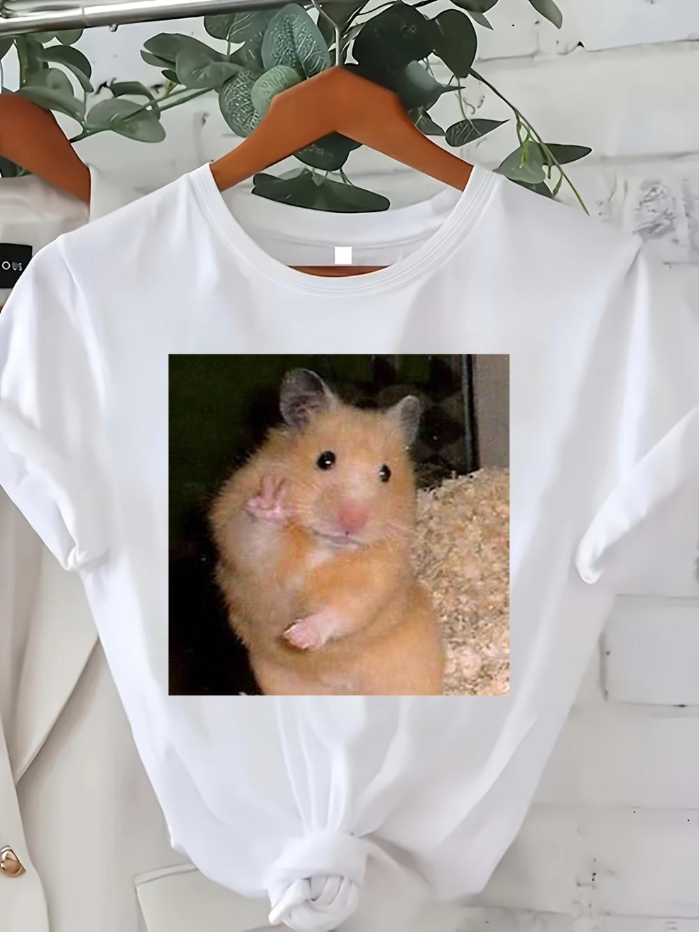 Funny ShortSleeve Lifting Hamster Graphic Tshirt Cute Gym Rat Hamster Casual White Top Cute Fitness Meme Crew Neck Tee Unisex 4XL
Funny ShortSleeve Lifting Hamster Graphic Tshirt Cute Gym Rat Hamster Casual White Top Cute Fitness Meme Crew Neck Tee Unisex 4XL