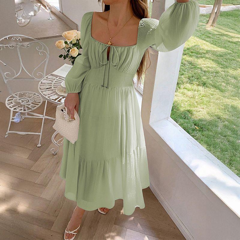 Cross-Border Amazon European and American Foreign Trade Women clothes Autumn and Winter Leisure Vacation Small Sling Seaside Atmosphere Skirt Dress Green XL
Cross-Border Amazon European and American Foreign Trade Women clothes Autumn and Winter Leisure Vacation Small Sling Seaside Atmosphere Skirt Dress Green XL