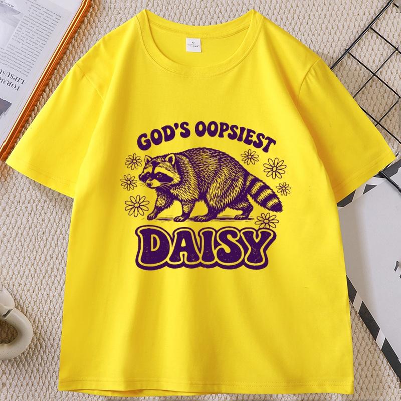 Funny Raccoon TShirt Gods Oopsiest Daisy Cottagecore Tee Vintage Animal Short Sleeve Round Neck Printed T Shirt Unisex Tops 4XL
Funny Raccoon TShirt Gods Oopsiest Daisy Cottagecore Tee Vintage Animal Short Sleeve Round Neck Printed T Shirt Unisex Tops 4XL
