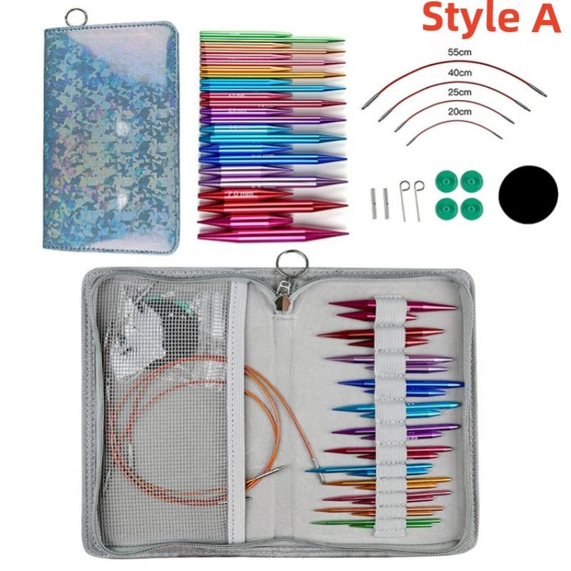 Набор круговых спиц для вязания, сменные спицы для вязания крючком, трубка из нержавеющей стали для пряжи для вязания, набор аксессуаров для самостоятельного изготовления
Набор круговых спиц для вязания, сменные спицы для вязания крючком, трубка из нержавеющей стали для пряжи для вязания, набор аксессуаров для самостоятельного изготовления