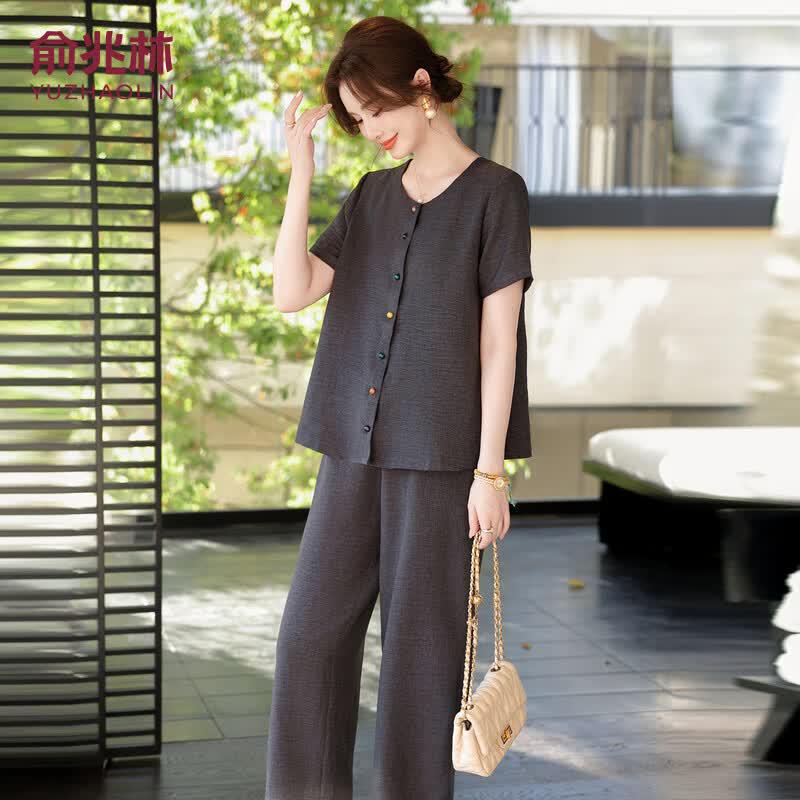YUZHAOLIN Women s Plus Size Summer Short Sleeve Top Set 2XL
YUZHAOLIN Women s Plus Size Summer Short Sleeve Top Set 2XL