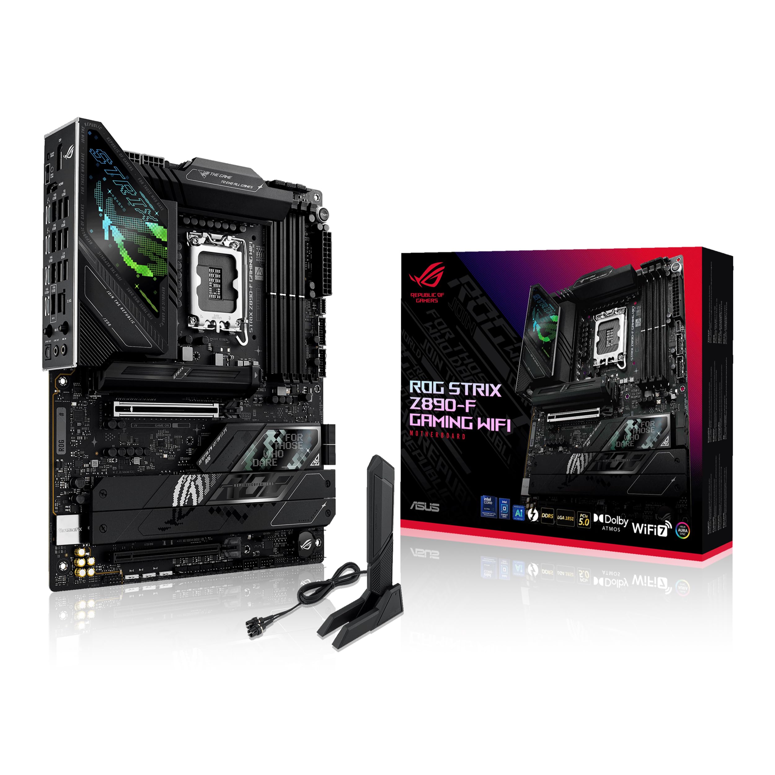 ASUS ROG STRIX GAMING WIFI Процесори intel Core Ultra, сумісні з LGA 1851 Z890, оснащена материнською платою DDR5 Продукт місцевого авторизованого дистриб’ютора
ASUS ROG STRIX GAMING WIFI Процесори intel Core Ultra, сумісні з LGA 1851 Z890, оснащена материнською платою DDR5 Продукт місцевого авторизованого дистриб’ютора