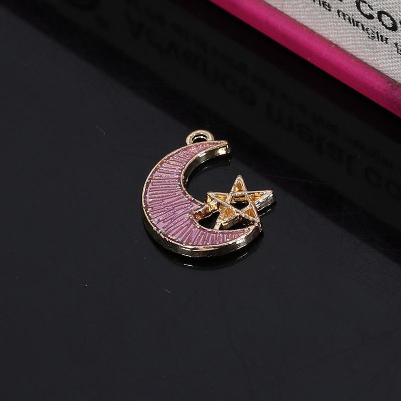 Engood 100Pcs Moon Star Rhinestone Pendant Buttons Sewing Trim & Embellishments Craft DIY Hair Accessories Earring Decoration фіолетовий
Engood 100Pcs Moon Star Rhinestone Pendant Buttons Sewing Trim & Embellishments Craft DIY Hair Accessories Earring Decoration фіолетовий