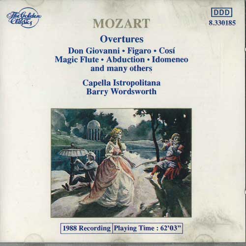 CD CAPELLA ISTROPOLITANA - Mozart Overtures 8330185 GOLDEN CLASSICS Non Japan Classical Used
CD CAPELLA ISTROPOLITANA - Mozart Overtures 8330185 GOLDEN CLASSICS Non Japan Classical Used