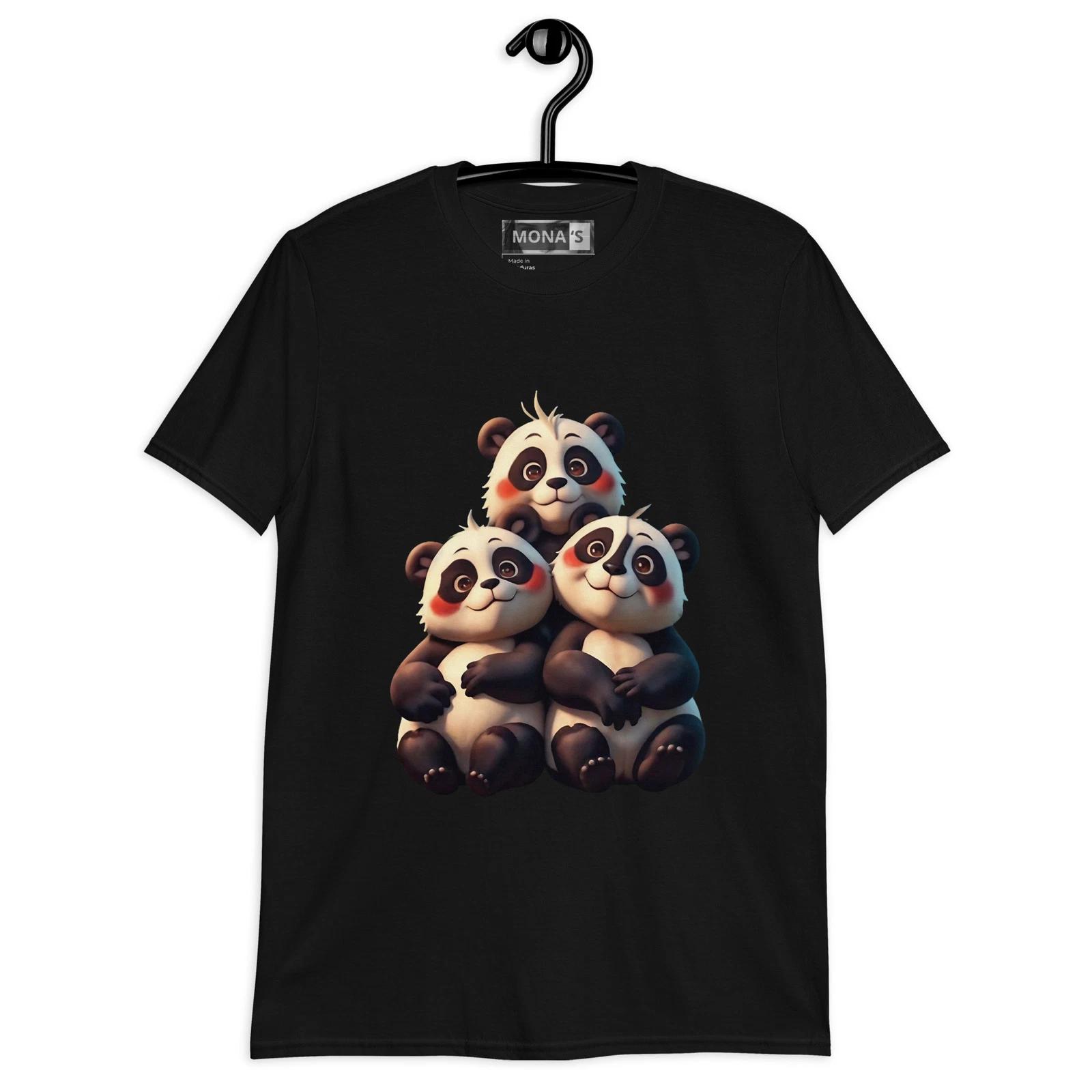 Short-Sleeve Unisex T-Shirt Lovely Trio of Animated Pandas S
Short-Sleeve Unisex T-Shirt Lovely Trio of Animated Pandas S