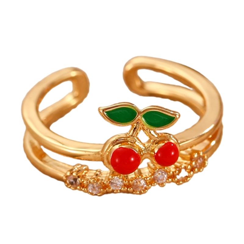 Modern Cherry Rings Date Jewelry Comfortable Rings Adjustable Rings Copper Texture Suitable for Trendy Youthful Women
Modern Cherry Rings Date Jewelry Comfortable Rings Adjustable Rings Copper Texture Suitable for Trendy Youthful Women