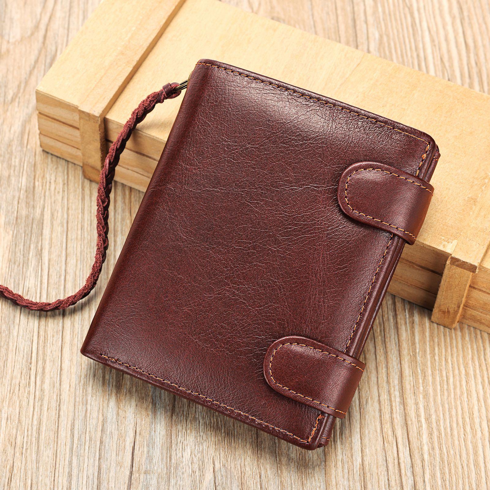 Кошелек из натуральной кожи высшего качества, большой емкости, из натуральной кожи с масляным воском, кошелек для мужчин коричневый/красный
Кошелек из натуральной кожи высшего качества, большой емкости, из натуральной кожи с масляным воском, кошелек для мужчин коричневый/красный