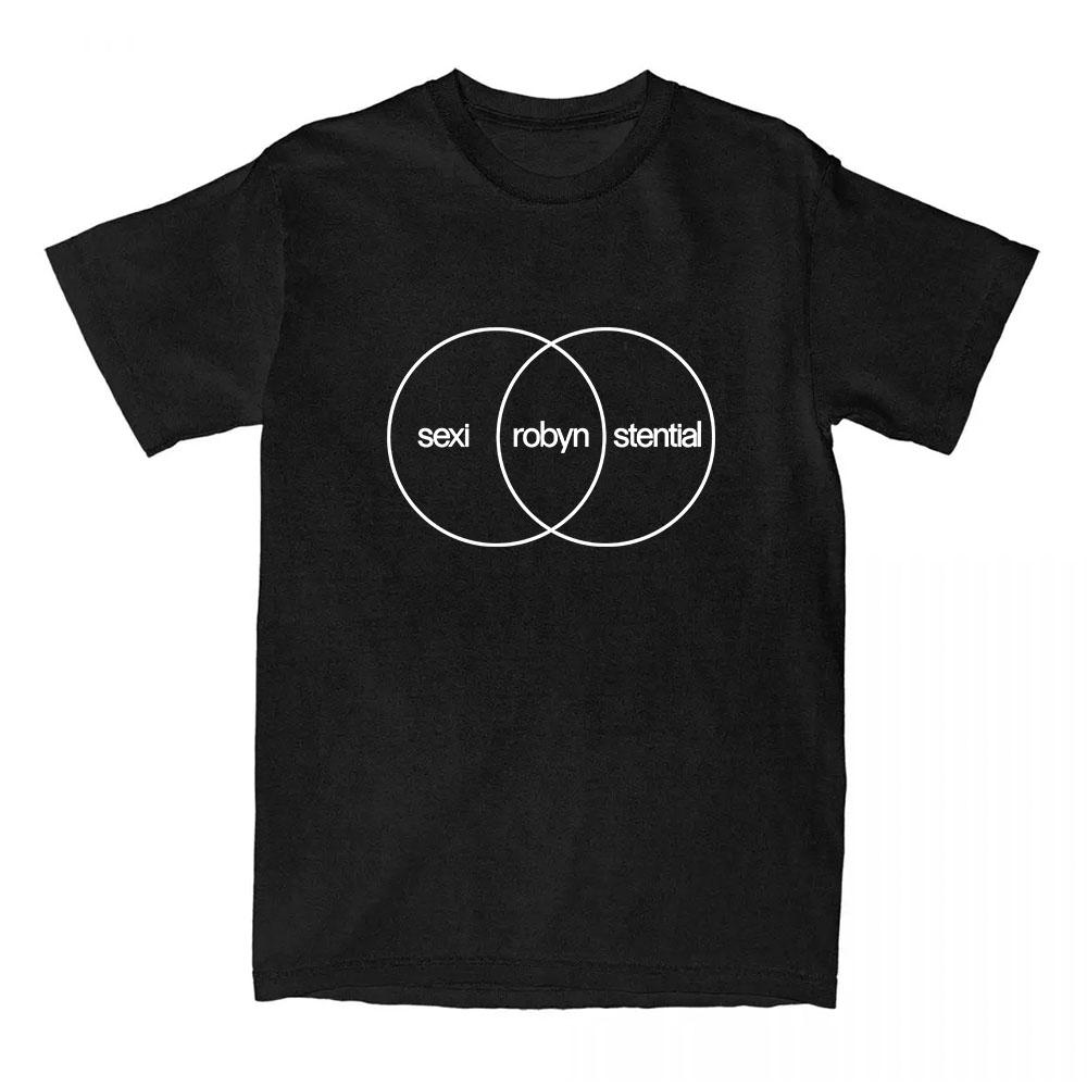 Robyn Sexistential Album Design T-shirt Unisex Streetwear Short Sleeve Cotton Women/Men Tshirts Loose Casual Singer Graphic Tee 5XL різнокольоровий
Robyn Sexistential Album Design T-shirt Unisex Streetwear Short Sleeve Cotton Women/Men Tshirts Loose Casual Singer Graphic Tee 5XL різнокольоровий