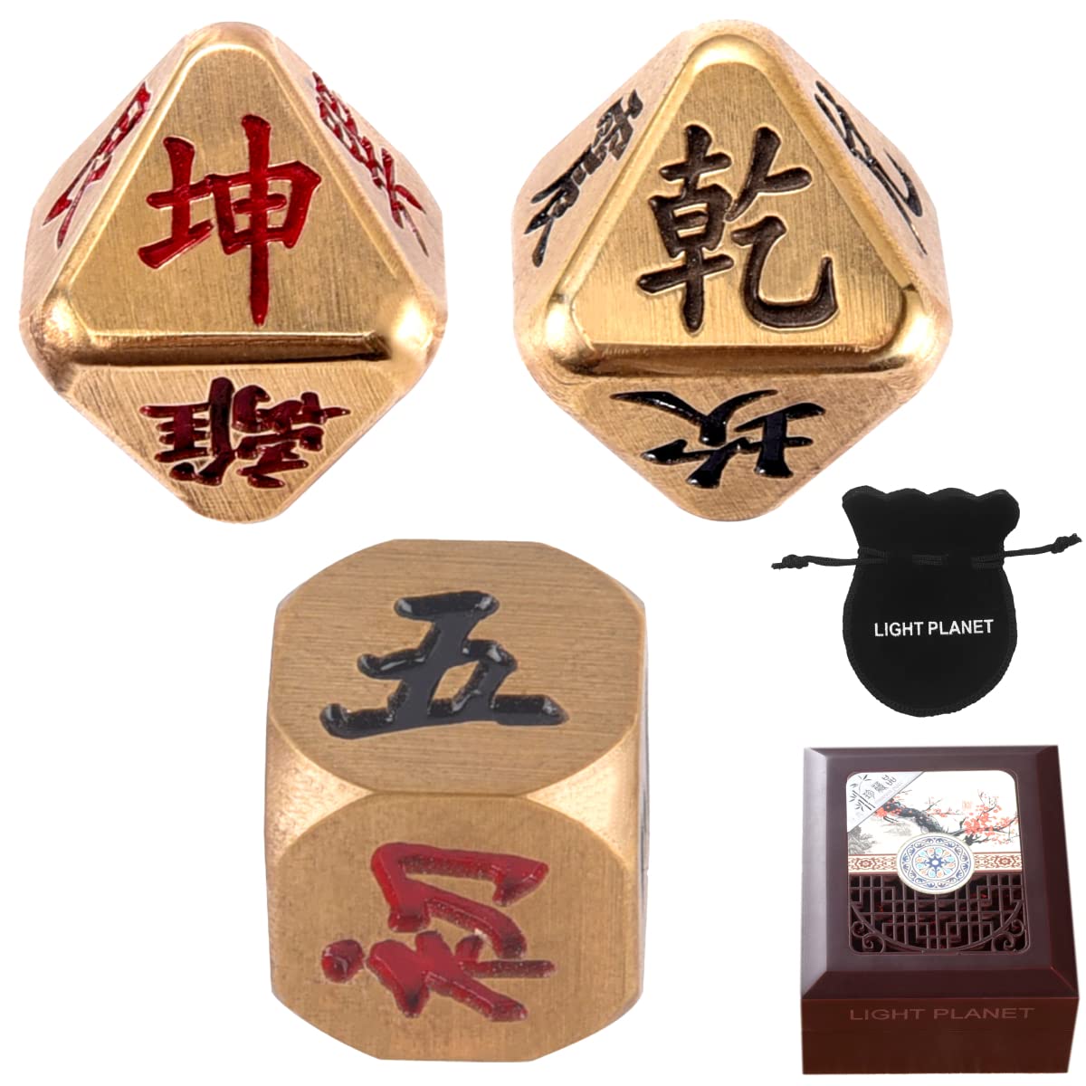 LIGHT PLANET Fortune Telling Tools Goods Shuyi Octahedron Dice Dice Bagua 64 Trigrams Tarot Bamboo Yin Yang Five Elements Introduction Feng Shui
LIGHT PLANET Fortune Telling Tools Goods Shuyi Octahedron Dice Dice Bagua 64 Trigrams Tarot Bamboo Yin Yang Five Elements Introduction Feng Shui