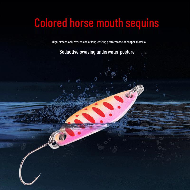 Colorful Copper Trout Spinner Lure: 1.5g & 3.5g Fishing Bait for Freshwater Whitefish 3.5g / 3.1cm A
Colorful Copper Trout Spinner Lure: 1.5g & 3.5g Fishing Bait for Freshwater Whitefish 3.5g / 3.1cm A