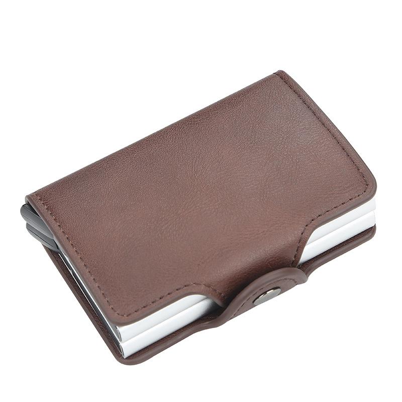 Baellerry Men s Thin Automatic Pop-up Card Holder - European & American Style, Double Metal Aluminum Box, Youth Buckle Edition кавовий
Baellerry Men s Thin Automatic Pop-up Card Holder - European & American Style, Double Metal Aluminum Box, Youth Buckle Edition кавовий