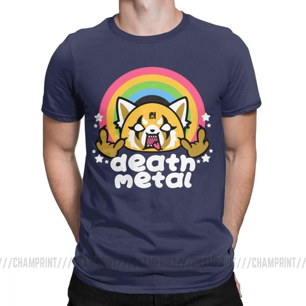 Death Metal Aggretsuko Men TShirts Aggressive Retsuko Funny Cotton Tee Shirt Short Sleeve T Shirt Birthday Present Clothes 4XL
Death Metal Aggretsuko Men TShirts Aggressive Retsuko Funny Cotton Tee Shirt Short Sleeve T Shirt Birthday Present Clothes 4XL