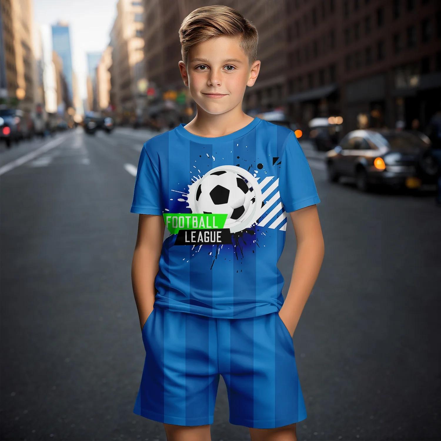 Новый детский комплект из 2 предметов с принтом футбола в 3D, детский комплект из 2 предметов, повседневный комплект для активного отдыха 140
Новый детский комплект из 2 предметов с принтом футбола в 3D, детский комплект из 2 предметов, повседневный комплект для активного отдыха 140