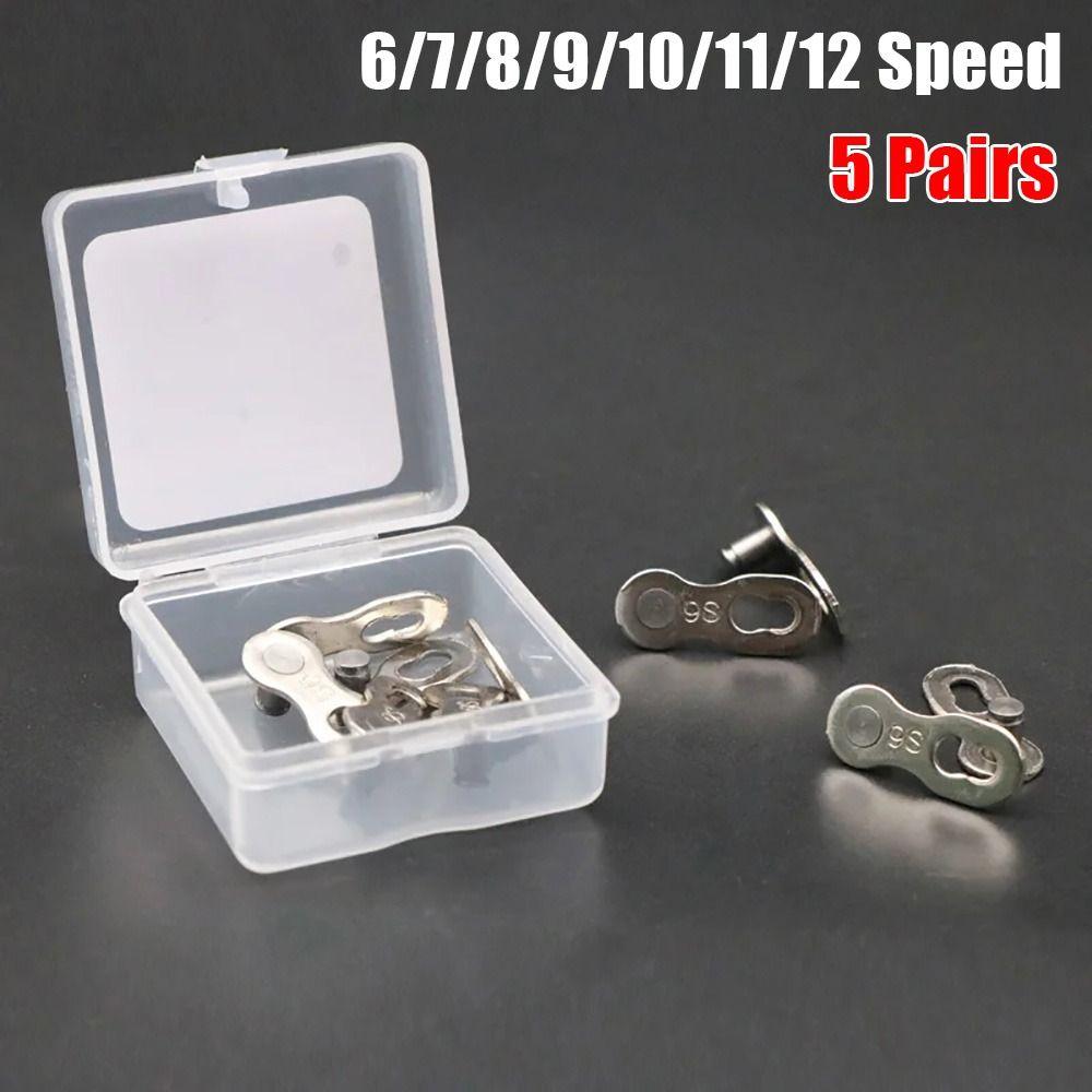 5Pairs Mountain Road Bicycle Connector Joints Silver Quick Unbuckle Bicycle Accessories 6/7/8 Speed
5Pairs Mountain Road Bicycle Connector Joints Silver Quick Unbuckle Bicycle Accessories 6/7/8 Speed