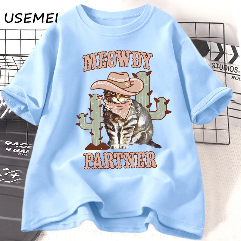 Meowdy Partner T-Shirt Women Men Cowboy Cat T Shirt Western Yeehaw Country Cat Graphic T Shirts Vintage Cotton Short Sleeve Tees 4XL
Meowdy Partner T-Shirt Women Men Cowboy Cat T Shirt Western Yeehaw Country Cat Graphic T Shirts Vintage Cotton Short Sleeve Tees 4XL