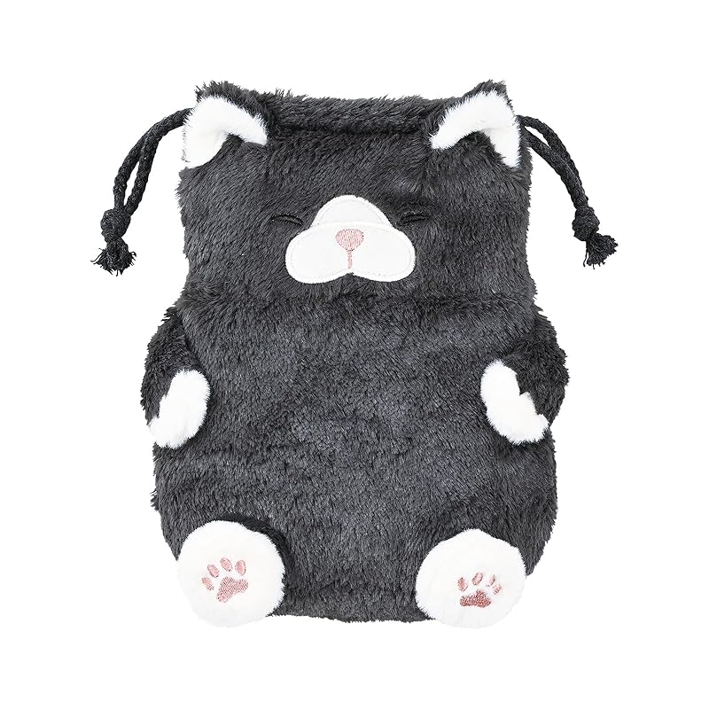Ribu is next purse Cat positive feeling Black cat tuna (Total length approx. 20cm) cat Fluffy accessory case 3D drawstring purse 37723-74
Ribu is next purse Cat positive feeling Black cat tuna (Total length approx. 20cm) cat Fluffy accessory case 3D drawstring purse 37723-74