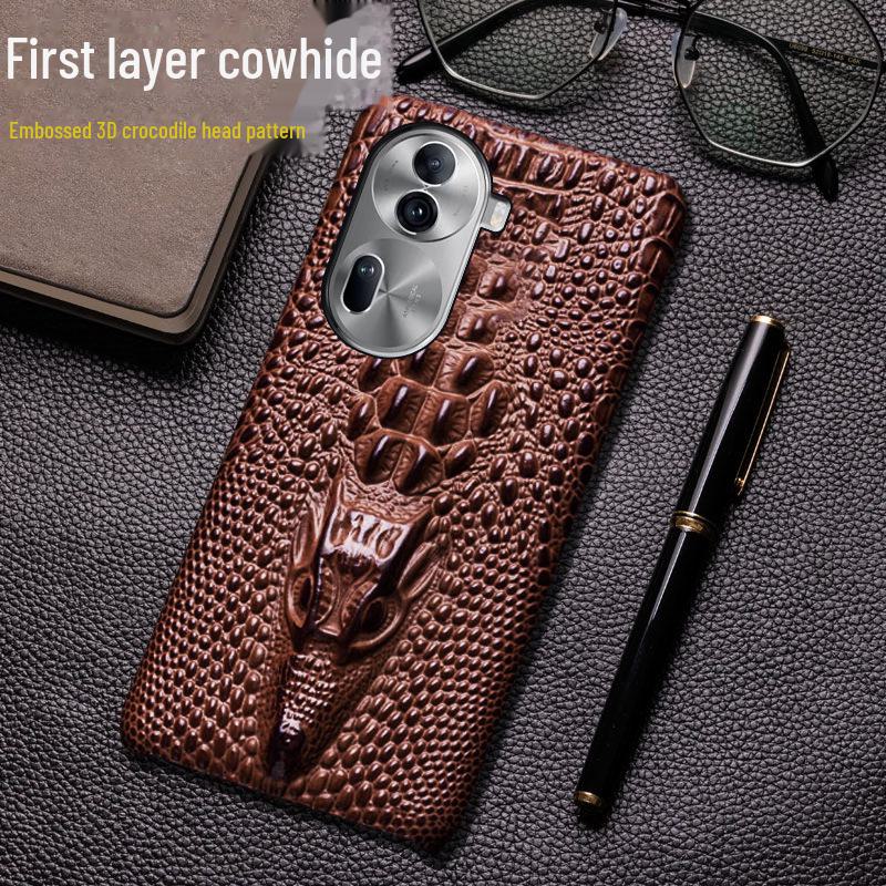 OPPO Reno11 Genuine Leather Dragon Head Pattern Half-Cover Protective Case Reno6 Pro коричневий
OPPO Reno11 Genuine Leather Dragon Head Pattern Half-Cover Protective Case Reno6 Pro коричневий