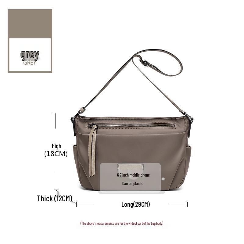 Женская универсальная сумка кроссбоди из ткани Оксфорд - Многослойная молния, Модный дизайн маленькой площади для 2025 года серый
Женская универсальная сумка кроссбоди из ткани Оксфорд - Многослойная молния, Модный дизайн маленькой площади для 2025 года серый