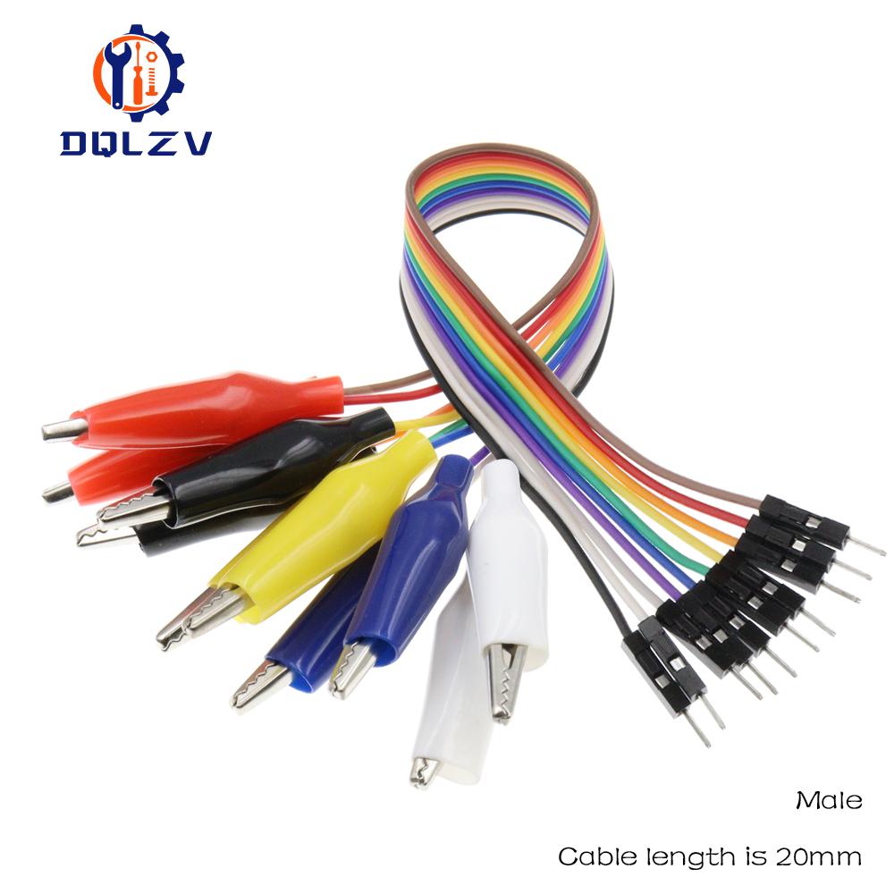 Diymore Alligator Clip To Dupont Wire 10Pin Male Crocodile Clip To Jumper Wire 10pin Female Test Lead for Arduino Raspberry Pi
Diymore Alligator Clip To Dupont Wire 10Pin Male Crocodile Clip To Jumper Wire 10pin Female Test Lead for Arduino Raspberry Pi