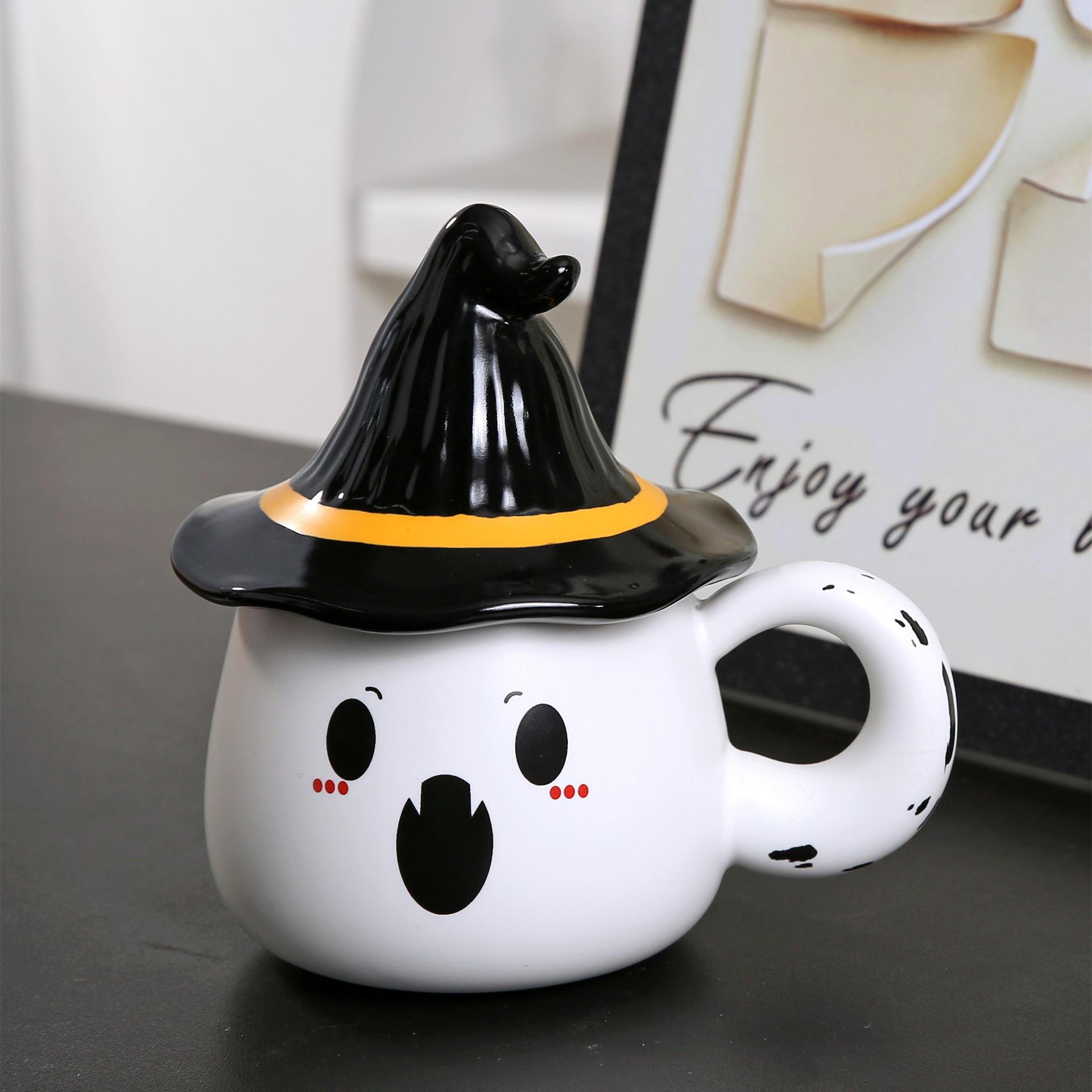 Halloween Ceramic Cup Creative Witch Coffee Cup 330ml/11Oz with Witch Hat Lid, A Thoughtful Gift for Family and Friends One Size
Halloween Ceramic Cup Creative Witch Coffee Cup 330ml/11Oz with Witch Hat Lid, A Thoughtful Gift for Family and Friends One Size
