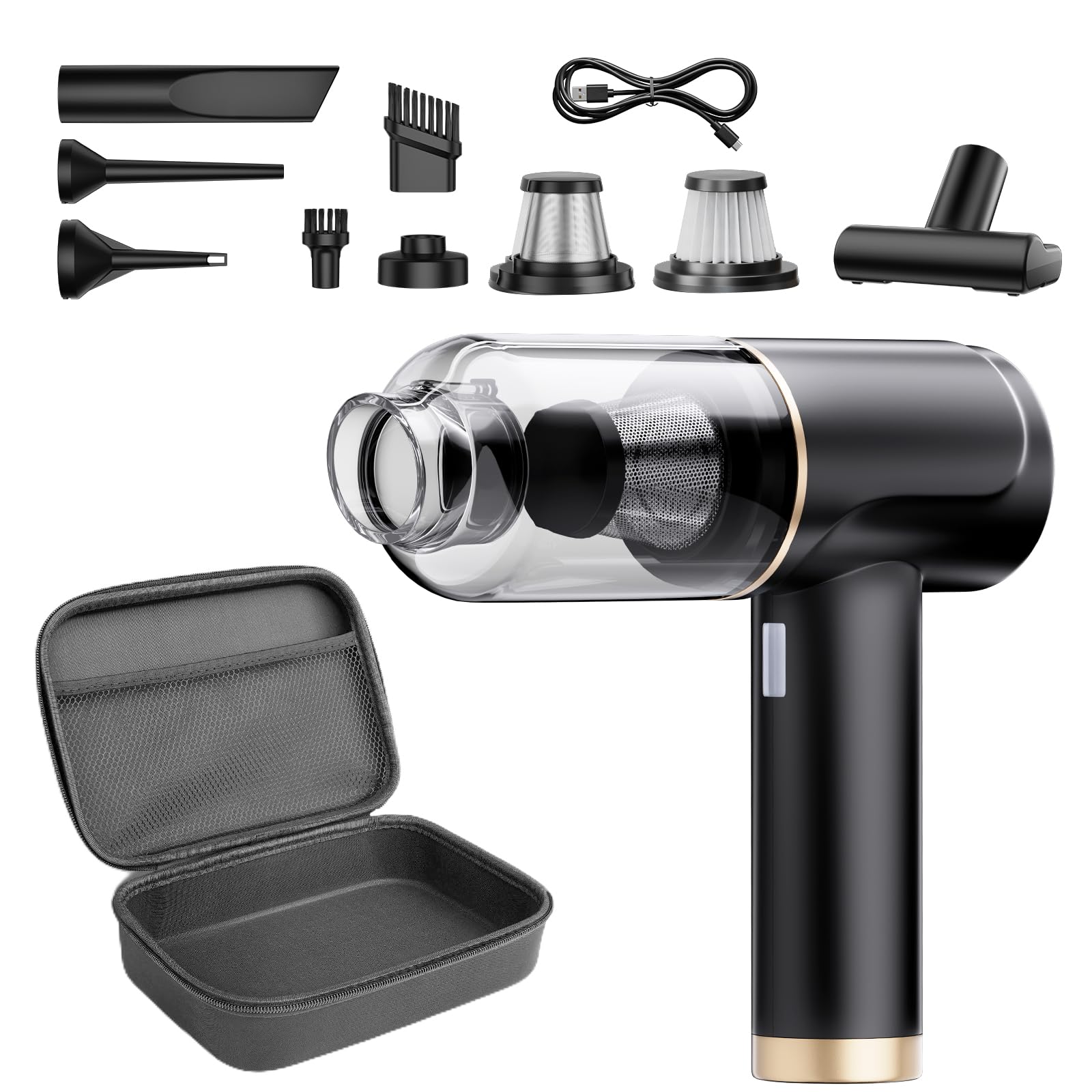 Многофункциональный ручной пылесос Dantee с двумя мощными режимами всасывания, датчиком пыли, беспроводной автомобильный пылесос с функцией выдува и всасывания, низкий белый
Многофункциональный ручной пылесос Dantee с двумя мощными режимами всасывания, датчиком пыли, беспроводной автомобильный пылесос с функцией выдува и всасывания, низкий белый