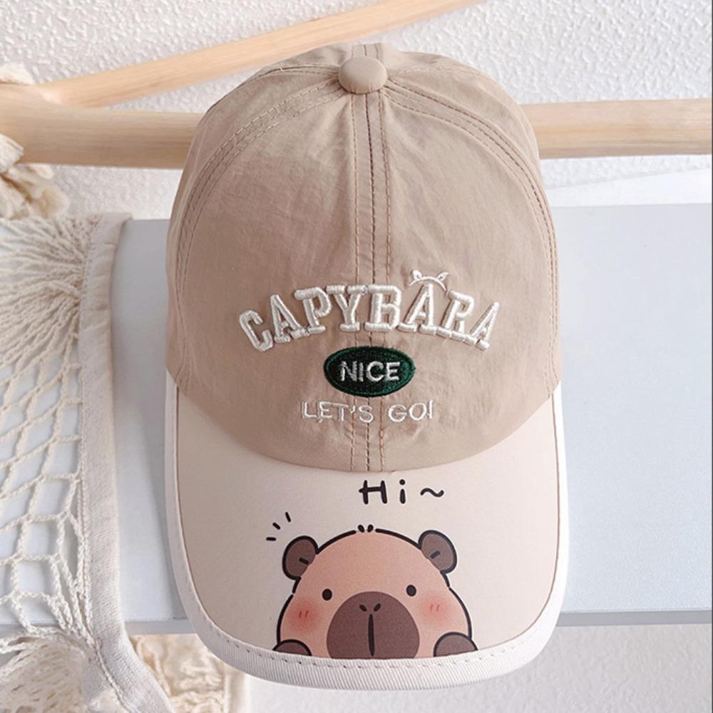Регульована дитяча бейсбольна кепка Капібара, дитяча сонцезахисна кепка, мила дитяча літня шапка, літня хакі
Регульована дитяча бейсбольна кепка Капібара, дитяча сонцезахисна кепка, мила дитяча літня шапка, літня хакі