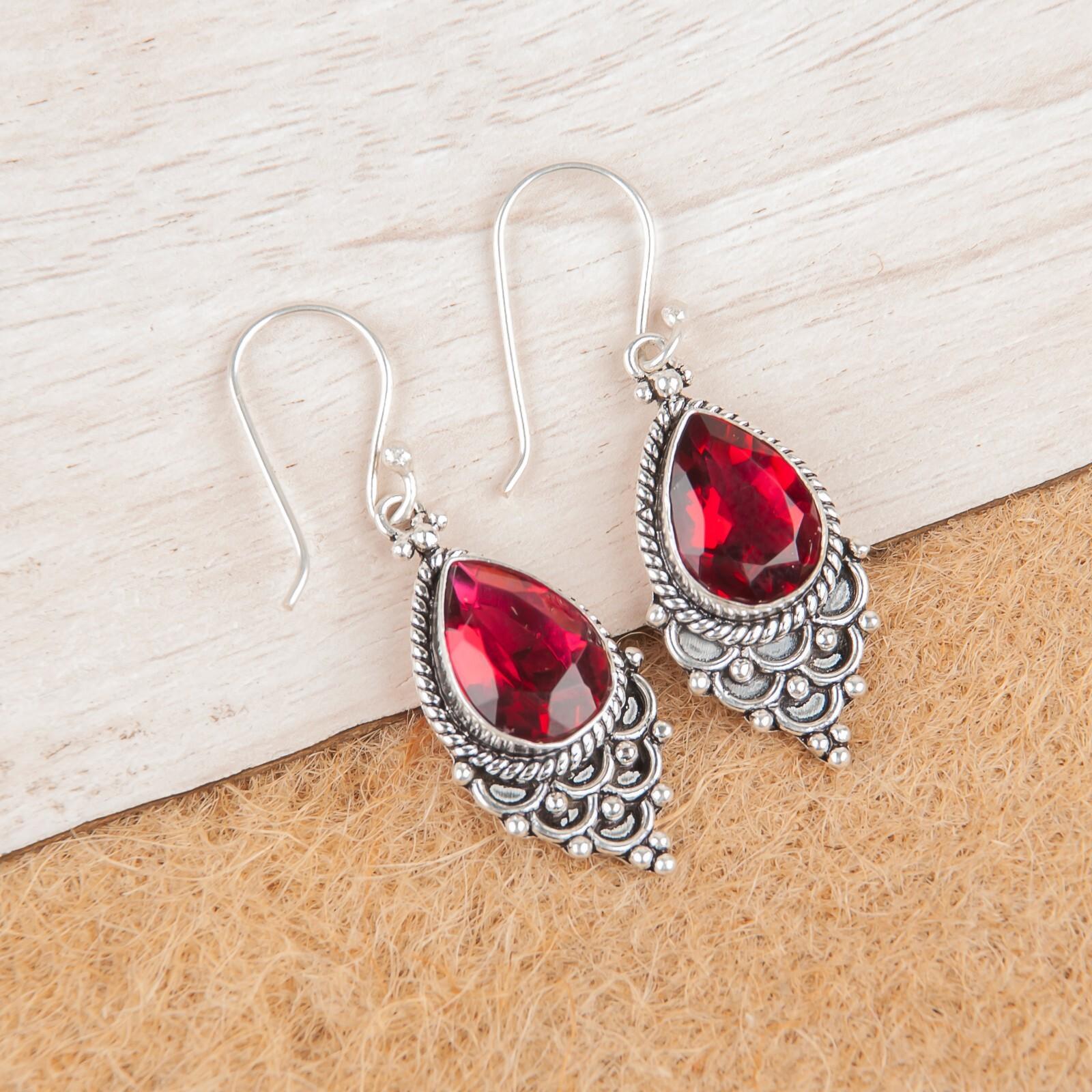 Pink Rubellite Gemstone 925 Sterling Silver Jewelry Handmade Women Earrings1.9 EE-85-9
Pink Rubellite Gemstone 925 Sterling Silver Jewelry Handmade Women Earrings1.9 EE-85-9