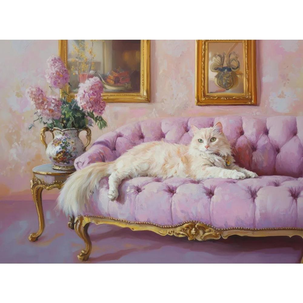 White Siberian Tabby Cat With Disco Ball Poster Print Wall Art Pictures Canvas Painting Living Room Bedroom Home Decor Gift 21X30CMNo Framed
White Siberian Tabby Cat With Disco Ball Poster Print Wall Art Pictures Canvas Painting Living Room Bedroom Home Decor Gift 21X30CMNo Framed