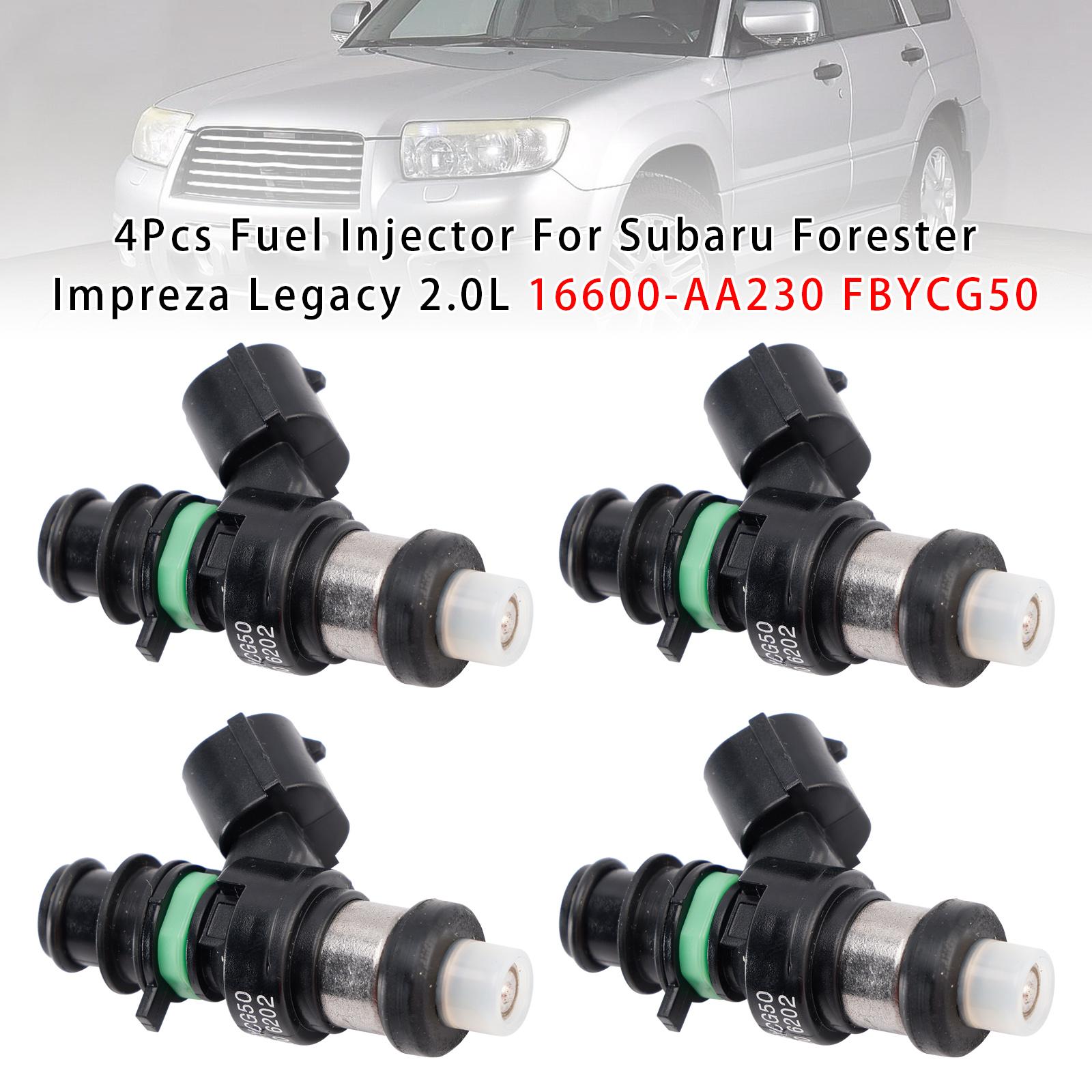4Pcs Fuel Injector For Subaru Forester Impreza Legacy 2.0L 16600-AA230 FBYCG50
4Pcs Fuel Injector For Subaru Forester Impreza Legacy 2.0L 16600-AA230 FBYCG50