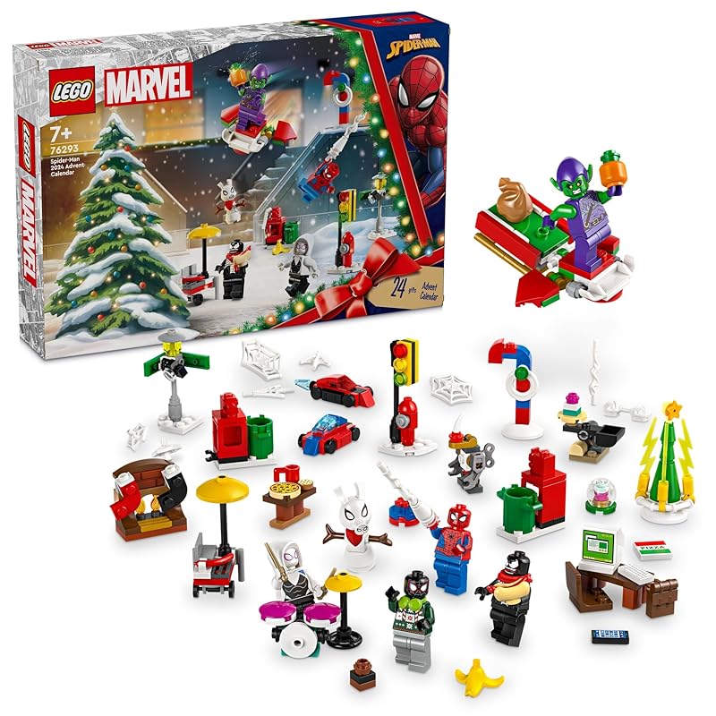 Lego super heroes LEGO(R) Marvel spiderman advent calendar 2024 toys toy present birthday block Christmas boy girl child 7 years old 8 years old 9
Lego super heroes LEGO(R) Marvel spiderman advent calendar 2024 toys toy present birthday block Christmas boy girl child 7 years old 8 years old 9