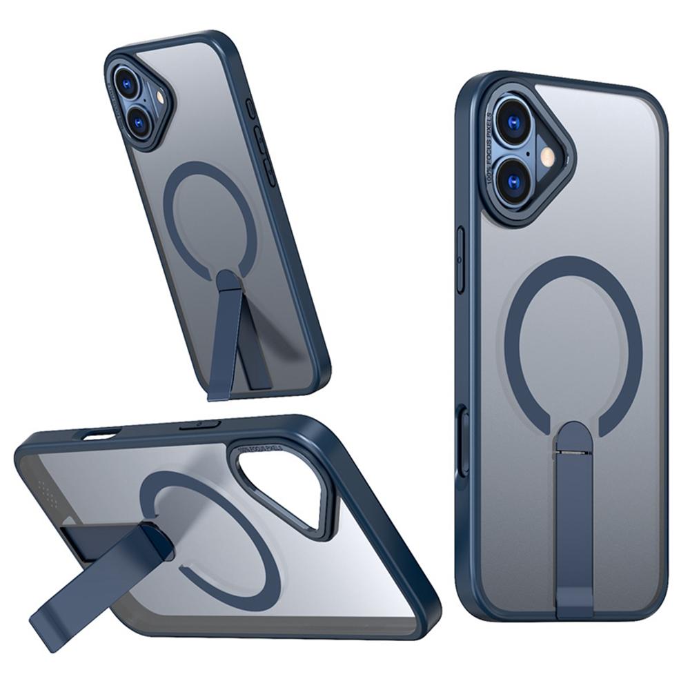 For iPhone 16 Case Compatible with MagSafe Kickstand TPU + Acrylic Phone Cover B
For iPhone 16 Case Compatible with MagSafe Kickstand TPU + Acrylic Phone Cover B