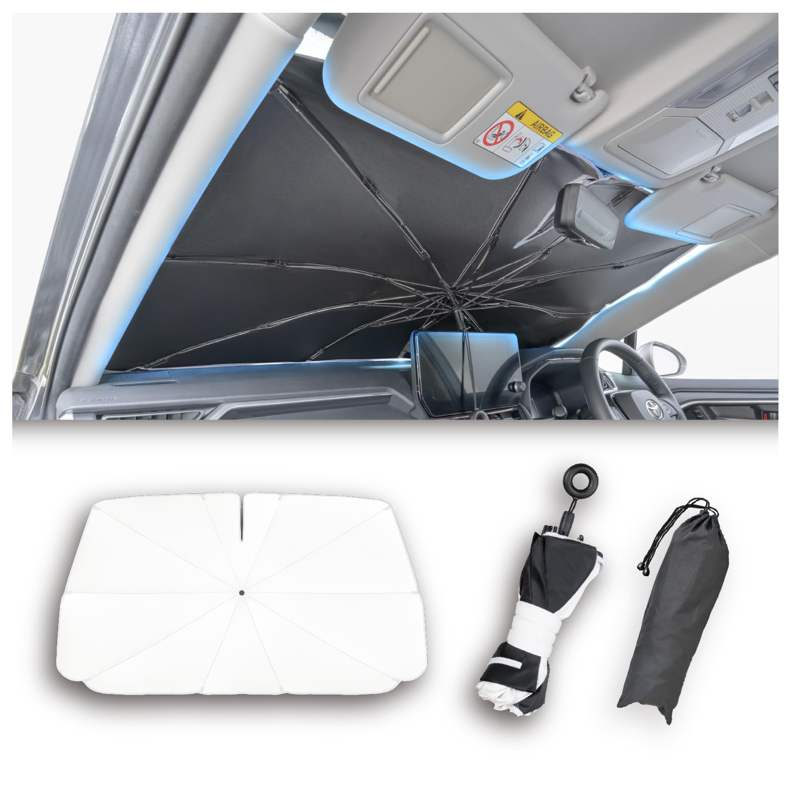 SEIWA High Heat Blocking Made with Radicool Car Front Medium Size Windshields W1330mm x Radiant Cooling String Shaft to Protect Interior Compatible
SEIWA High Heat Blocking Made with Radicool Car Front Medium Size Windshields W1330mm x Radiant Cooling String Shaft to Protect Interior Compatible