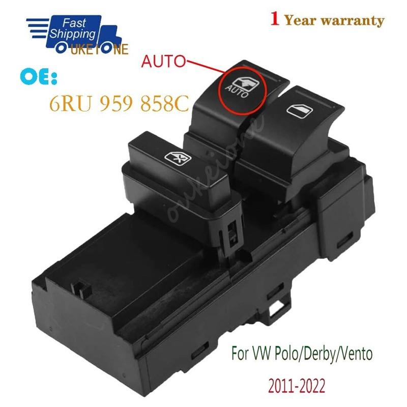 6RU 959 858C For Volkswagen Polo Derby Vento 2011- Electric Power Window Switch lifter Control regulator Button Car Parts
6RU 959 858C For Volkswagen Polo Derby Vento 2011- Electric Power Window Switch lifter Control regulator Button Car Parts