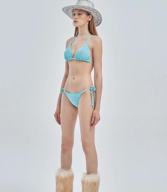 Однотонный махровый вышитый комплект бикини - Женская европейская и американская стильная пляжная одежда Large синий
Однотонный махровый вышитый комплект бикини - Женская европейская и американская стильная пляжная одежда Large синий