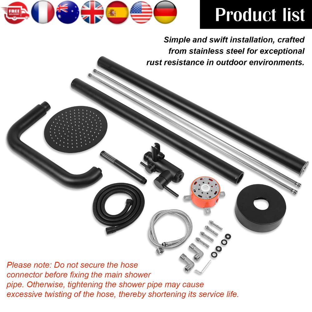 2-Function Freestanding Outdoor Shower with Showerhead Free Standing Bathtub Faucet Set for Backyard Garden/Pool/Beach Courtyard United States
2-Function Freestanding Outdoor Shower with Showerhead Free Standing Bathtub Faucet Set for Backyard Garden/Pool/Beach Courtyard United States