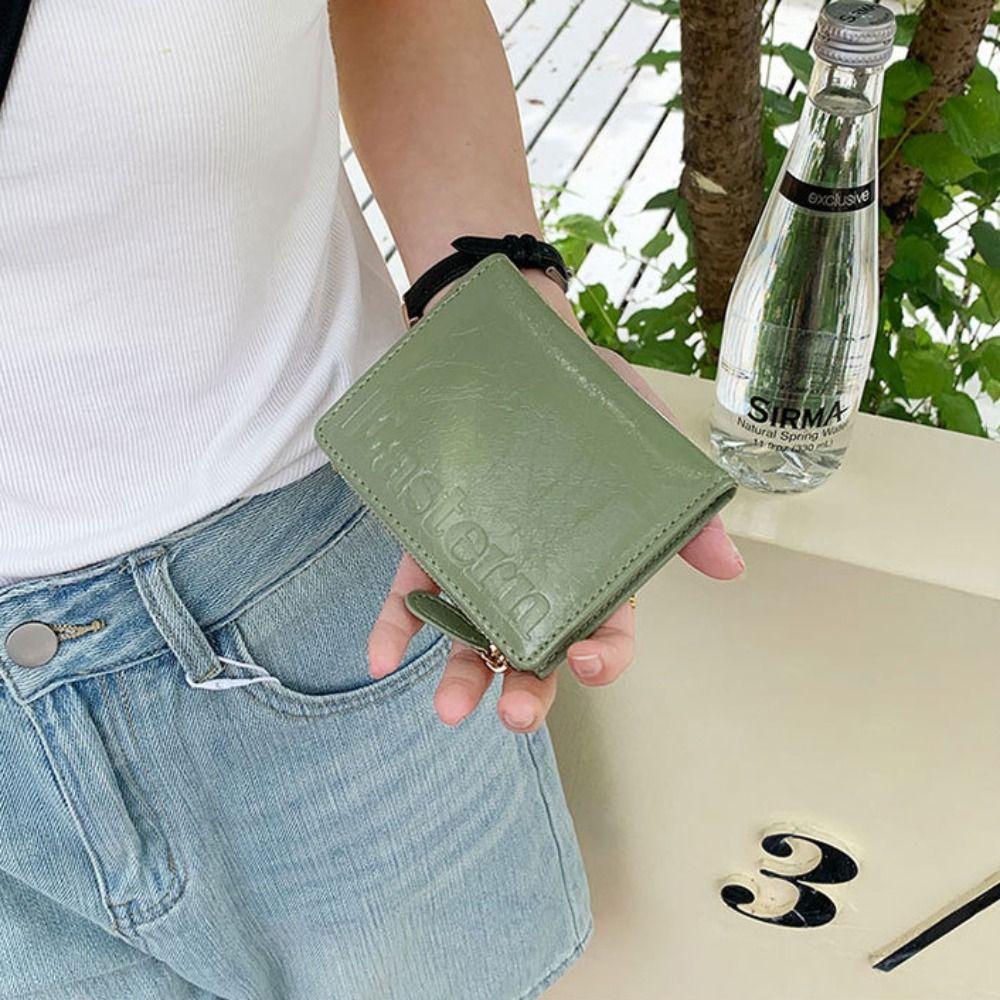 Korean Cracked Coin Purse Wallet Waterproof Folding Card Holder Portable Money Purse Bag Female чёрный
Korean Cracked Coin Purse Wallet Waterproof Folding Card Holder Portable Money Purse Bag Female чёрный