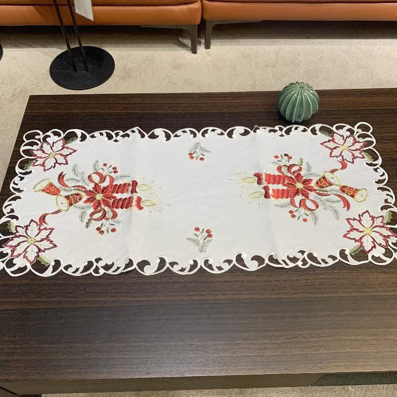 Christmas Table Mat Embroidery Hollow Lace Fabric Holiday Decoration Home Western Food Mat New Table Cloth 28x43cm красный
Christmas Table Mat Embroidery Hollow Lace Fabric Holiday Decoration Home Western Food Mat New Table Cloth 28x43cm красный