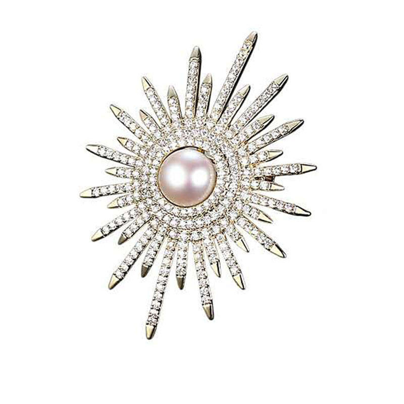 Pearl Corsage Suit women s Brooch Personality Temperament Sun Flower Brooch Wild Atmosphere Accessories high-end Ladies Jewelry золотой
Pearl Corsage Suit women s Brooch Personality Temperament Sun Flower Brooch Wild Atmosphere Accessories high-end Ladies Jewelry золотой