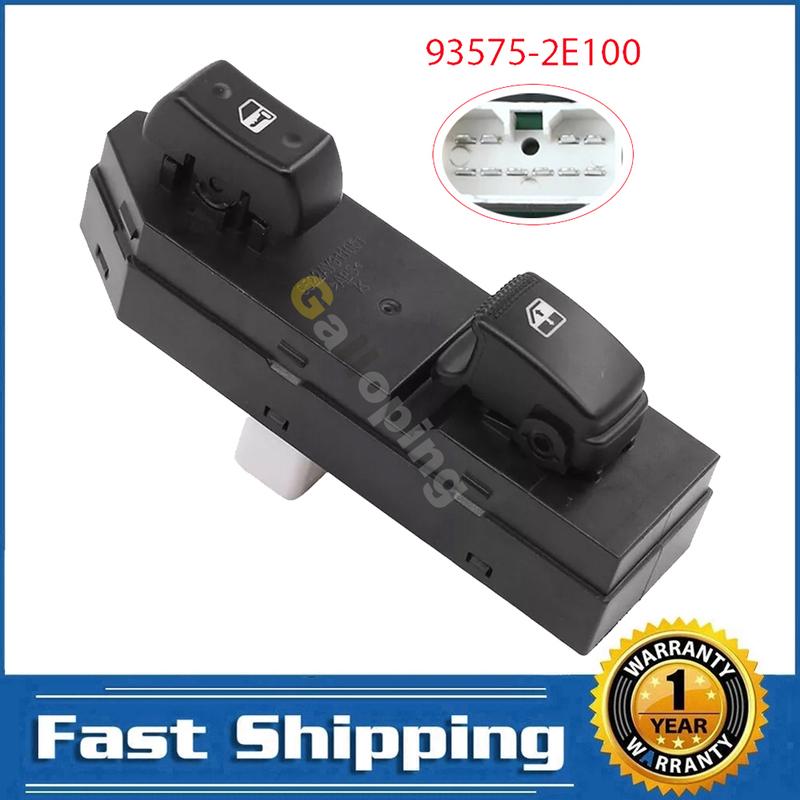 For Hyundai Tucson 2005 - 2010 Right Side Door Power Window Lifter Switch Control Regulator Button 93575-2E100 Car Accessories
For Hyundai Tucson 2005 - 2010 Right Side Door Power Window Lifter Switch Control Regulator Button 93575-2E100 Car Accessories