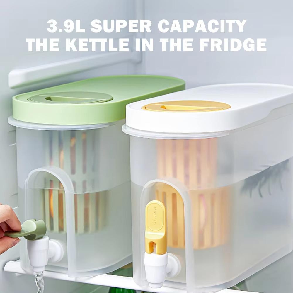 Transparent Cold Water Kettle with Faucet Large Capacity Refrigerator Cold Kettle In Refrigerator жовтий
Transparent Cold Water Kettle with Faucet Large Capacity Refrigerator Cold Kettle In Refrigerator жовтий