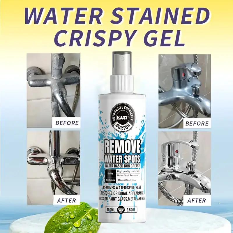 100 ml multi-purpose water stain remover - quickly removes hard water stains, rust, and limescale from tiles, metal, and glass 100ml
100 ml multi-purpose water stain remover - quickly removes hard water stains, rust, and limescale from tiles, metal, and glass 100ml